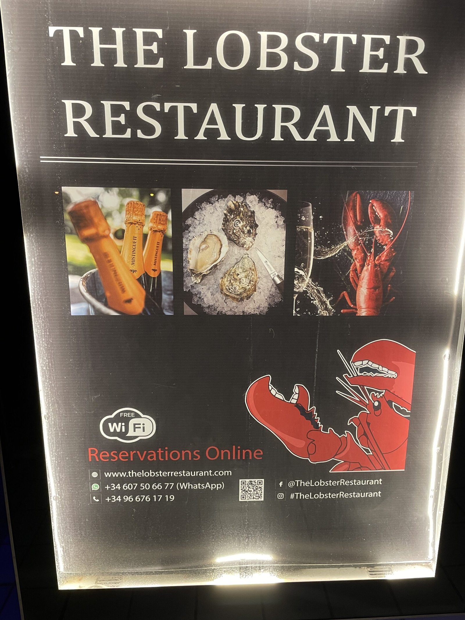 The lobster restaurant